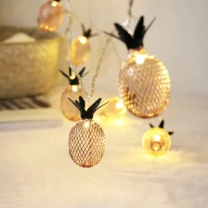 LED String LED Christmas String Lights Waterproof IP54 Pineapple night lamp - 3M 20LED plug