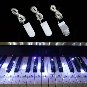 3M 30LED Button Battery Copper Wire String Light Fairy Lamp Wedding Party Festivals Decoration - CHINA, White light, None