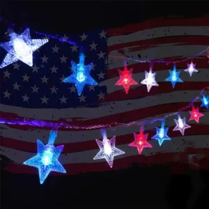 Fairy Lights Star Stirng Lights Indoor Twinkle Lights Hanging Wall Lights