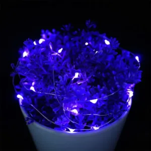 String Light With 30 Leds Christmas Holiday Decor Led Copper Wire Light String - CHINA, blue