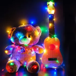 String Light With 30 Leds Christmas Holiday Decor Led Copper Wire Light String - United States, colorful